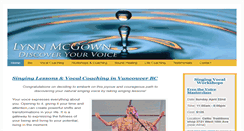 Desktop Screenshot of lynnmcgown.com